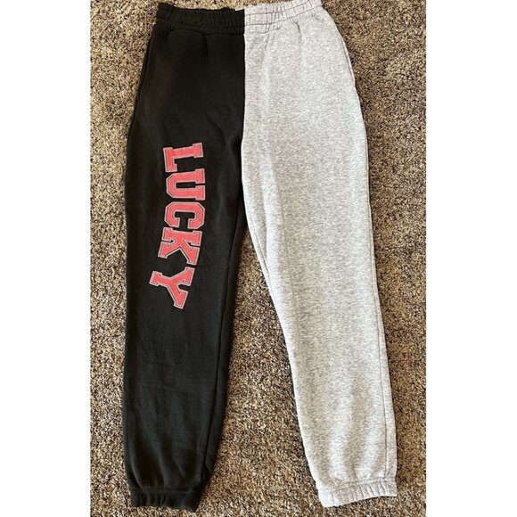 Rue 21 “Lucky” Sweatpants, Pockets Gray Size Medium - Picture 1 of 5
